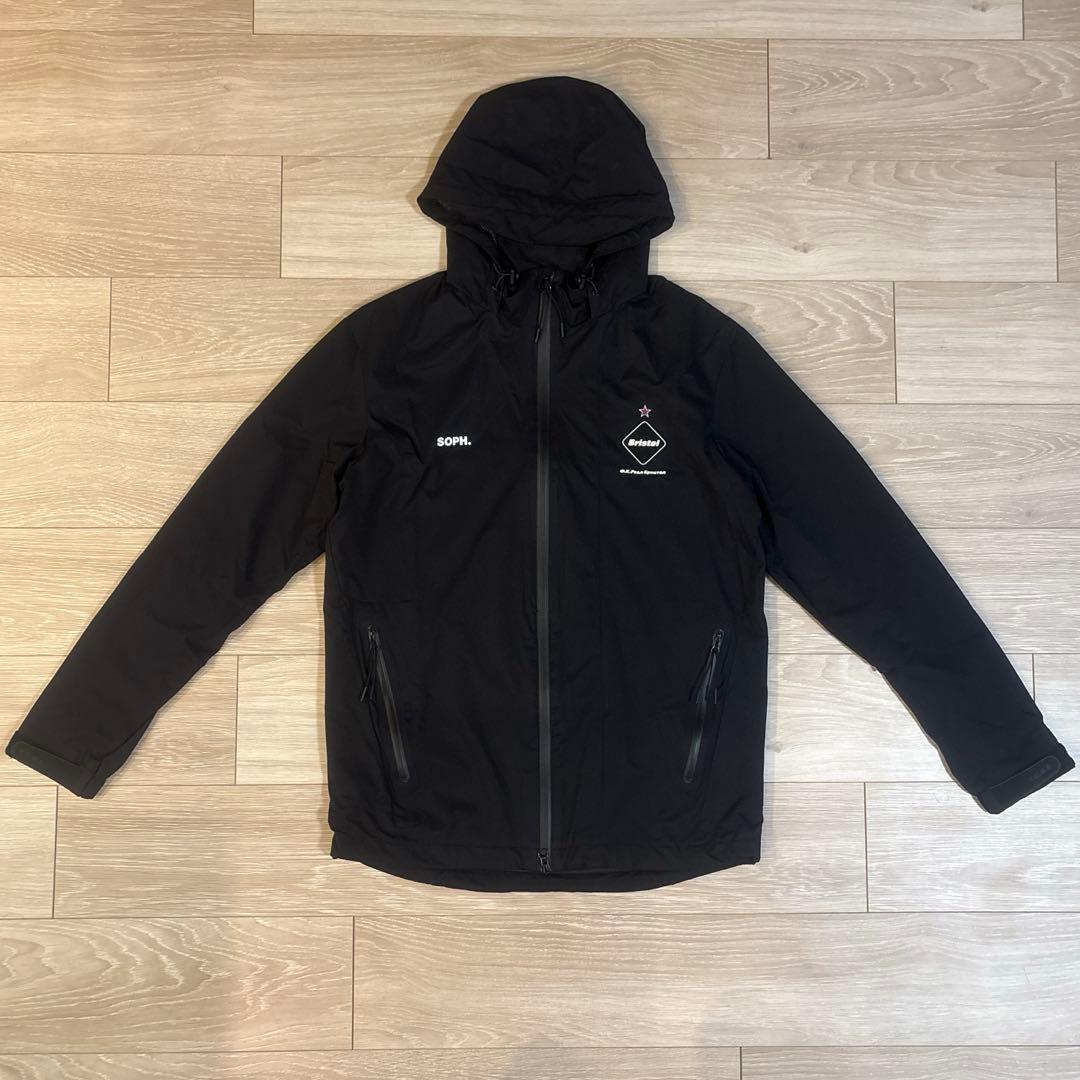 F.C.R.B. Bristol ウォームアップジャケット ナイロン ブラック