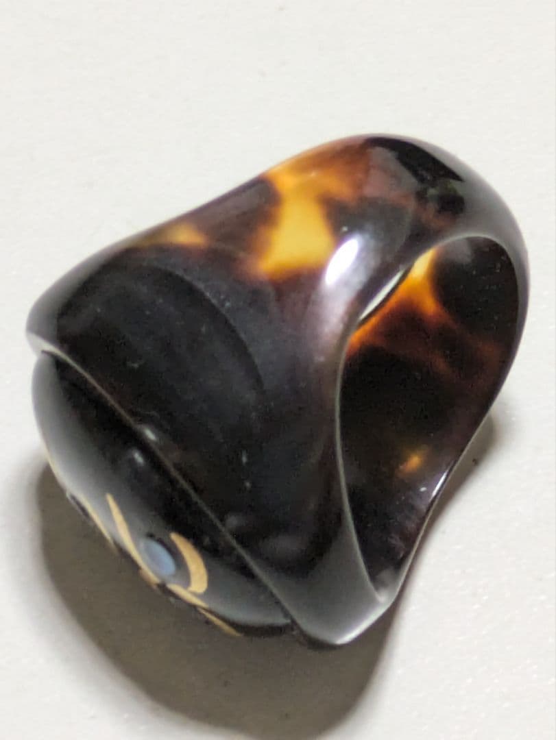 本鼈甲金蒔絵螺鈿リング作家松田祥幹11〜12号2.8センチ - メルカリ