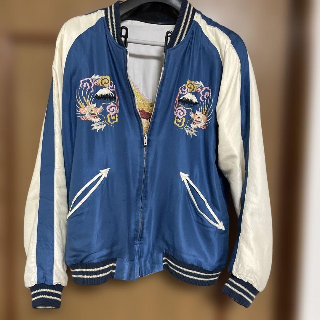 【最終価格】テーラー東洋 枝垂れ桜 鷲 スカジャン L