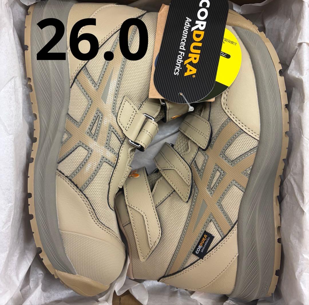 CP216 アシックス 安全靴 限定 マジック 新品 コーデュラ26.0