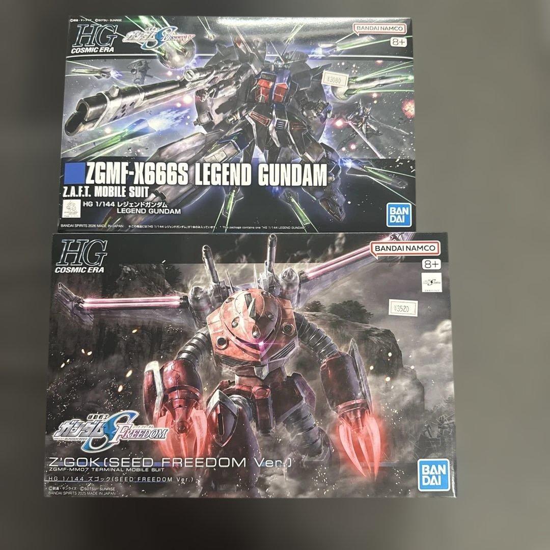 ☆HGガンプラ☆【HGレジェンドガンダム／HG ズゴック】 - メルカリ