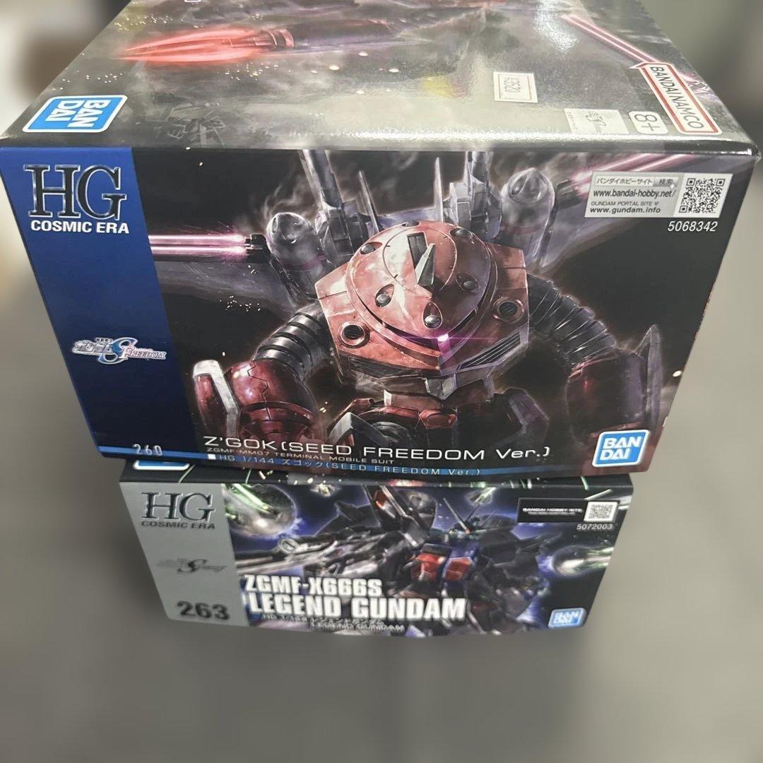 ☆HGガンプラ☆【HGレジェンドガンダム／HG ズゴック】 - メルカリ