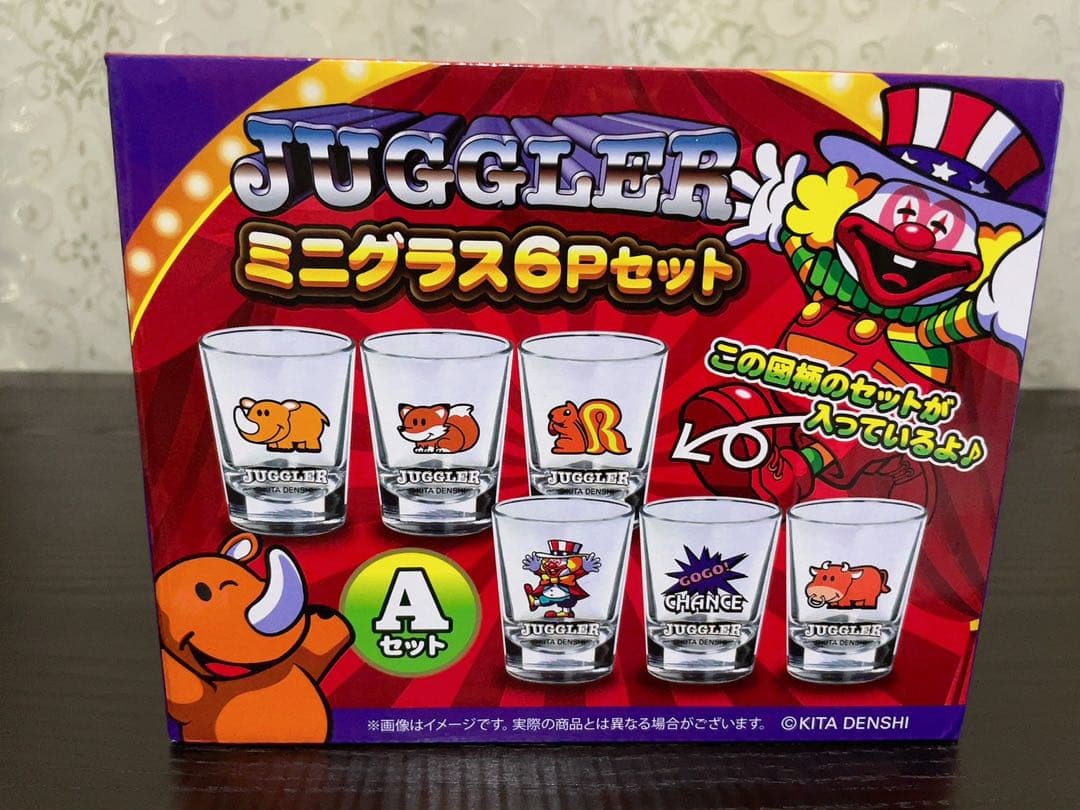 ジャグラーミニグラス6Pセット Aセット - メルカリ