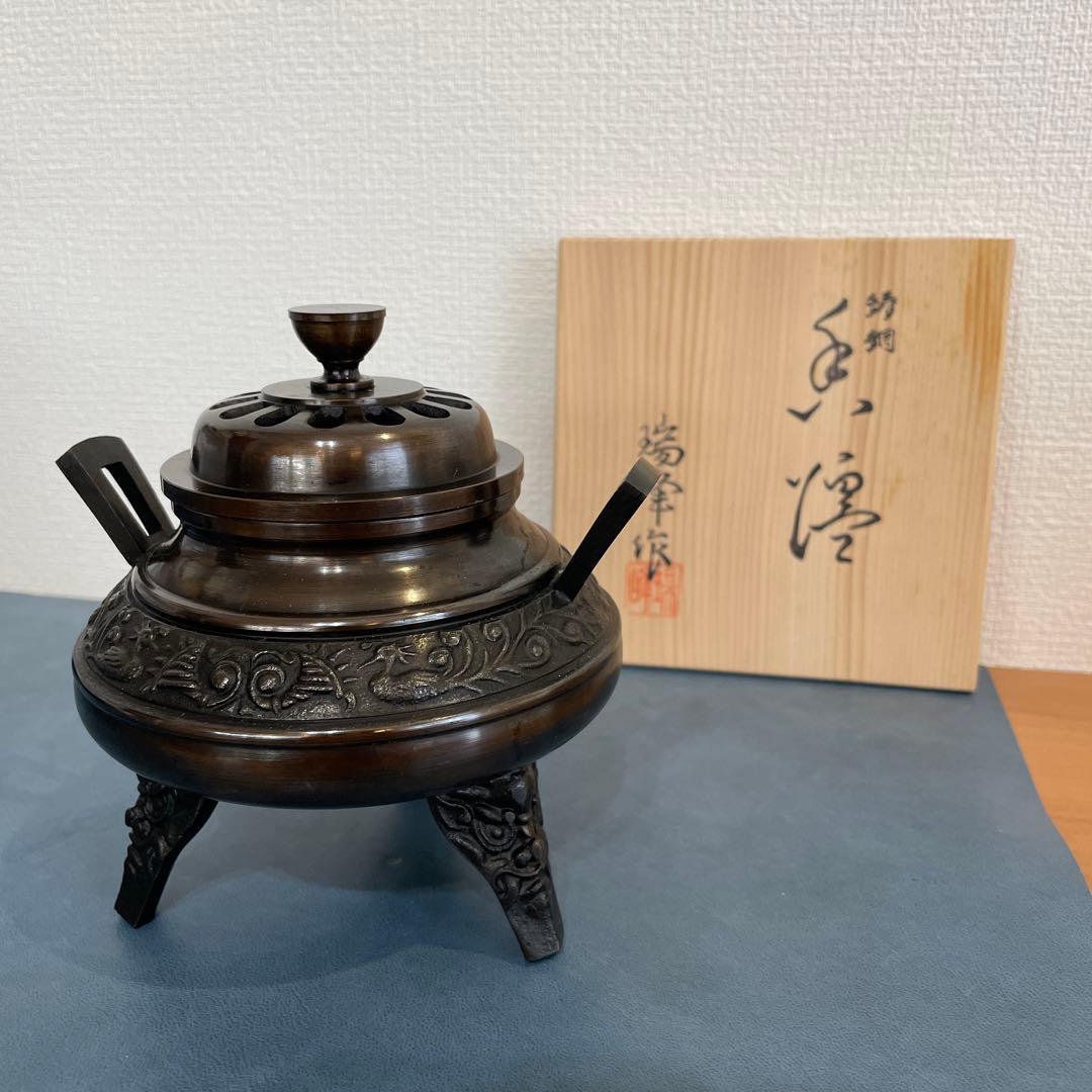 高岡銅器　香炉　香立 高岡銅器 香立 香立 布袋 | 香炉、香立,香炉：高岡銅器,香炉：高岡銅器