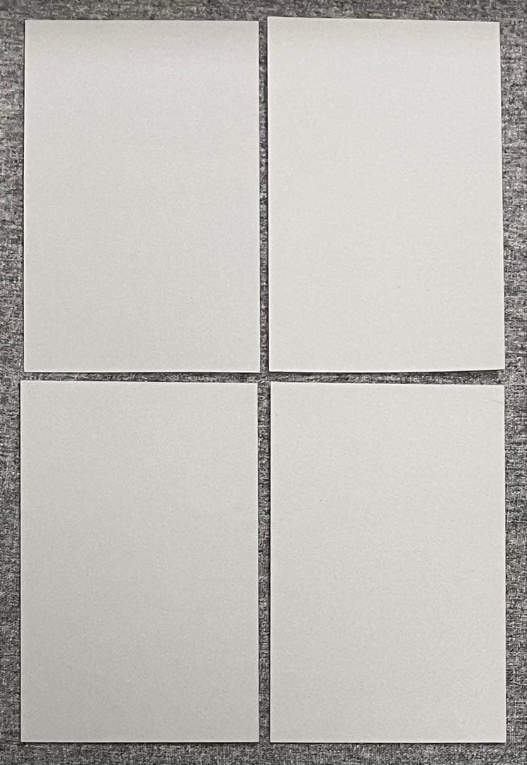 SDガンダム外伝 ラクロアの勇者 カードダス20 台紙4枚セット 2015年版