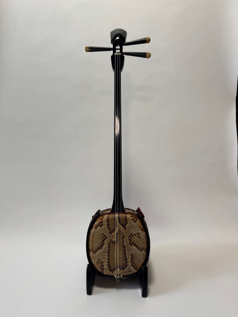 三線 蛇皮 ハードケース セット 与那城型