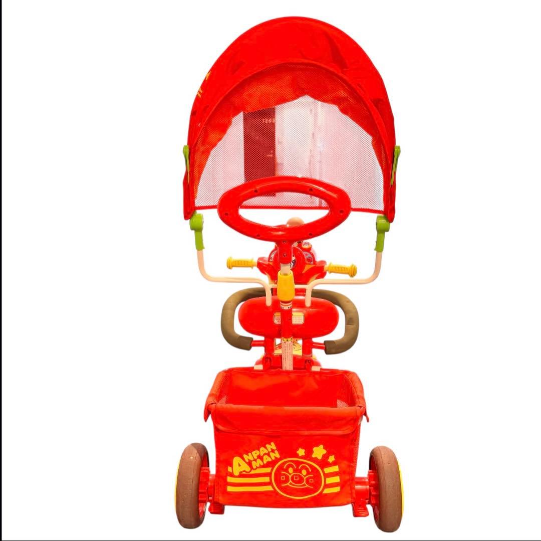 アンパンマン デラックスII三輪車 サンシェード&足置きステップボード