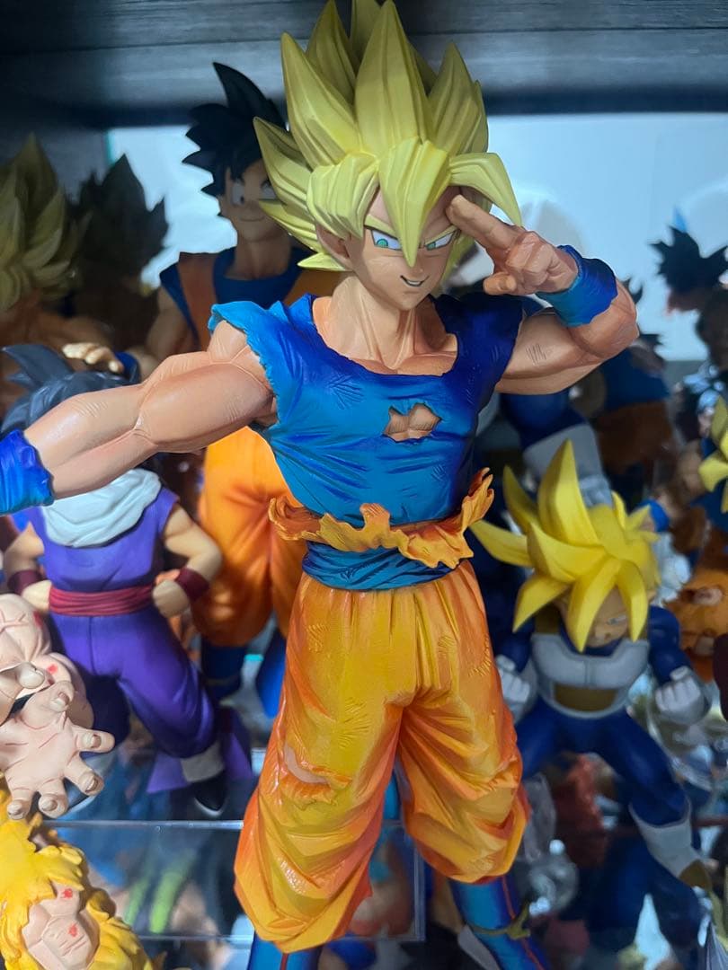 し*く様 ドラゴンボール 孫悟空 フィギュア 超サイヤ人 一番くじ D賞 リペイ