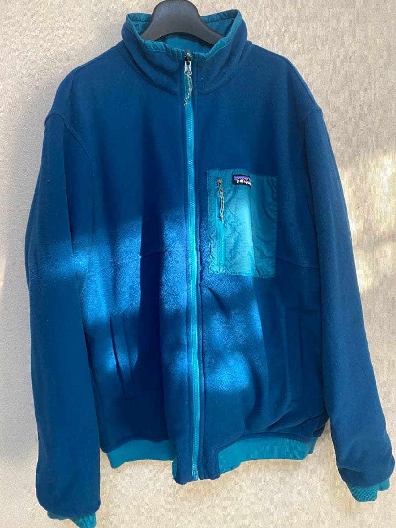 patagonia リバーシブル・シェルド・マイクロディニ・ジャケット　L