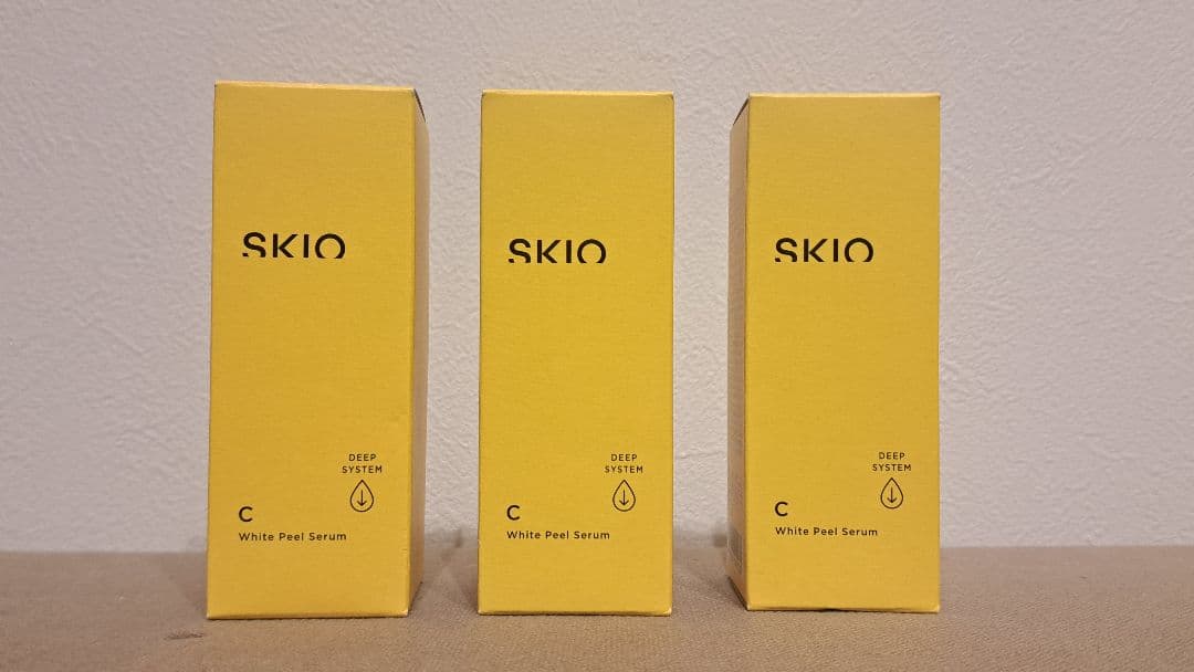 【未開封　3箱同ロット】SKIO VCホワイトピールセラム