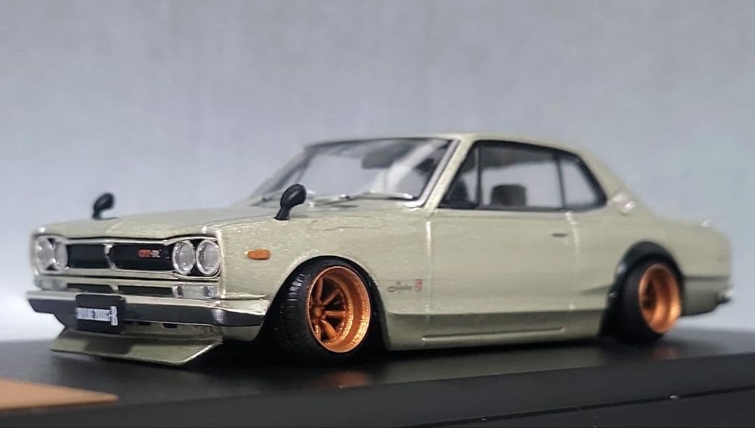 1/43 スカイライン改 ハコスカ GT-R ワタナベ アルミ製 深リム - メルカリ