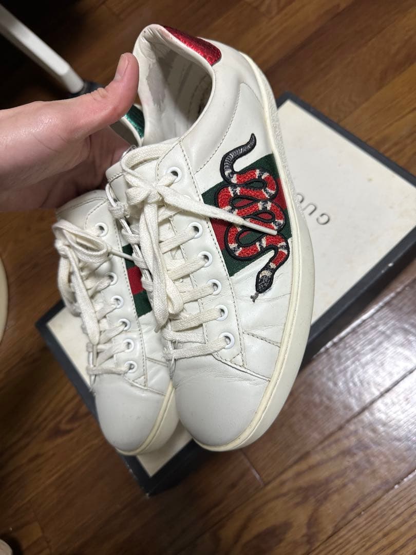 グッチ エース エンブロイダリー スネーク