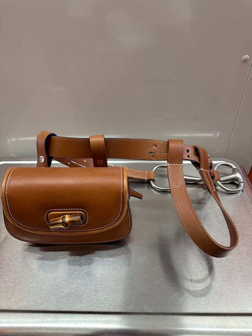 値下げ中！◆グッチ GUCCI◆ バンブー 1947 ミニ ベルトバッグ