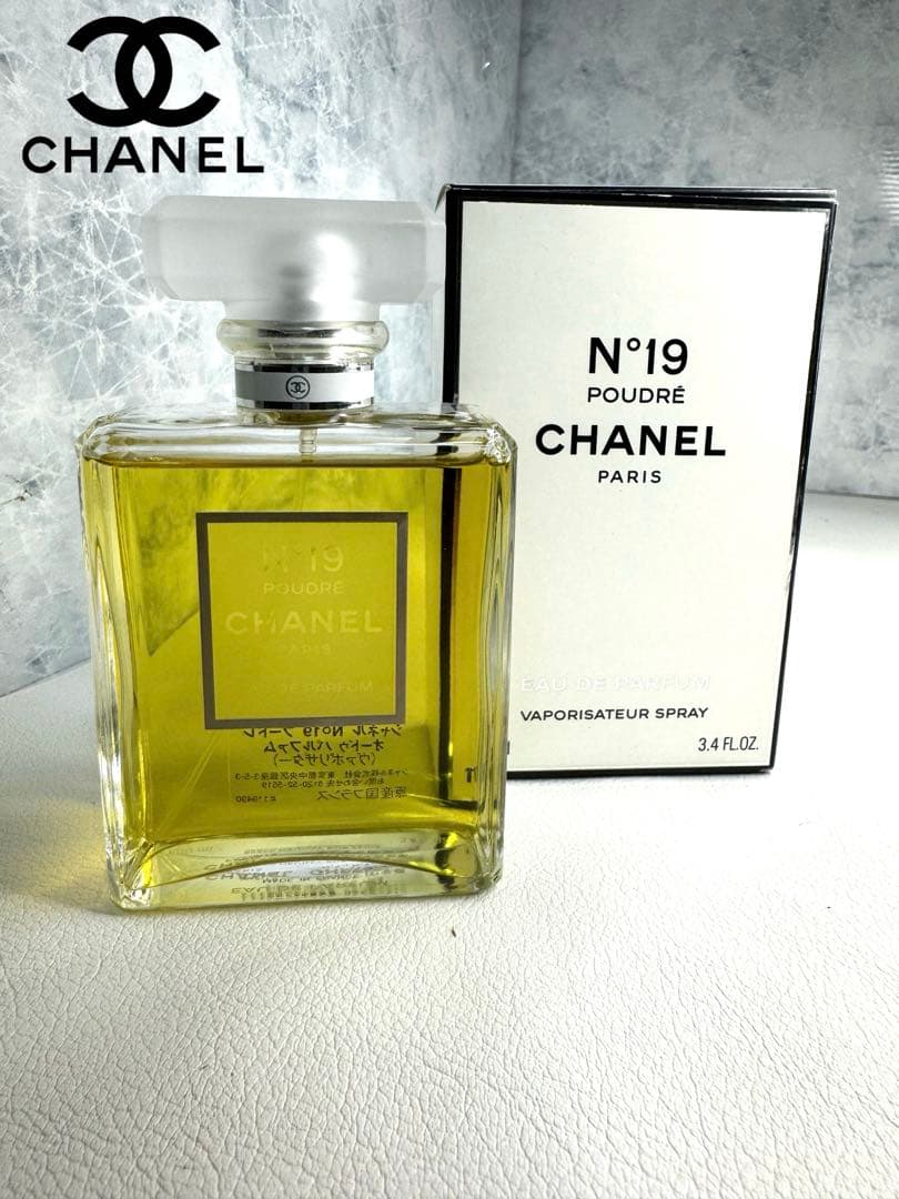 CHANEL N°19 プードレ 100ml 箱付・国内正規品 CHANEL（シャネル） No19 EDT SP 100ml No.19 N°19 香水 フレグランス