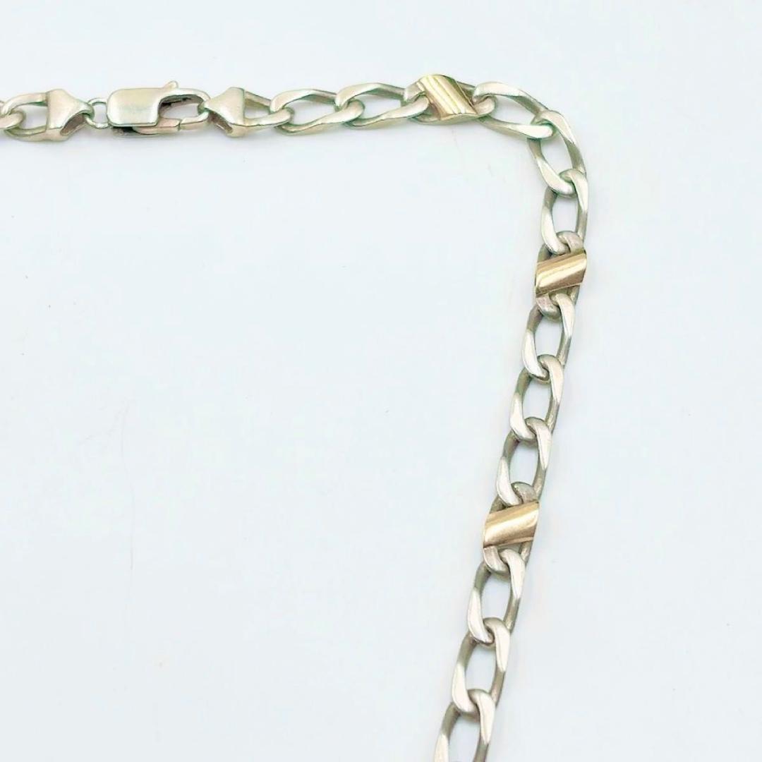 喜平チェーン コンビ ネックレス ティファニー Au750 SV925 - メルカリ