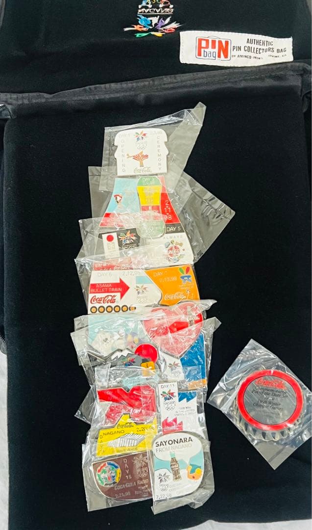 1998 長野オリンピック　ピンバッジ　コカコーラデイピン　正規品フルセット