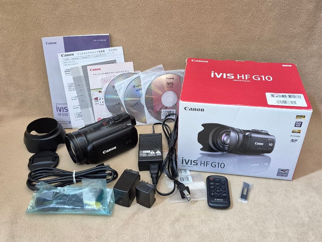 Canon iVIS HF G10 (+純正バッテリーBP-827D)