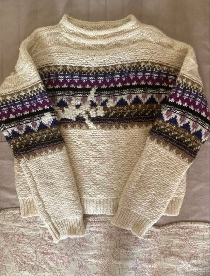 イザベルマランエトワール　ノルディック柄 ニット　セーター