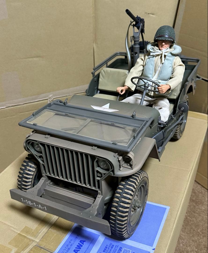 WILLYS JEEP 1/6サイズ ジープ フィギュア付き - メルカリ