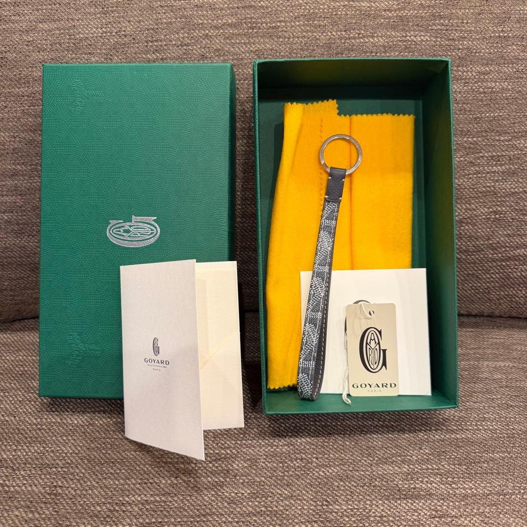 ゴヤール キーリング セサミキーチェーン グレー　キーホルダー ストラップ