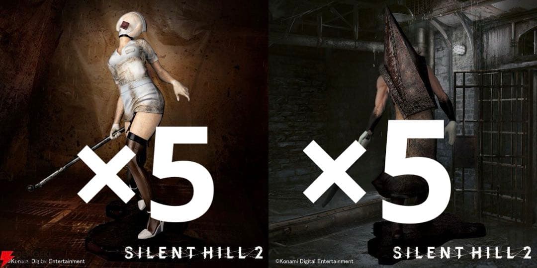 サイレントヒル2 フィギュア バブルヘッドナース＆レッドピラミッドシング サイレントヒル2 レッドピラミッドシング/バブルヘッドナース 計2個