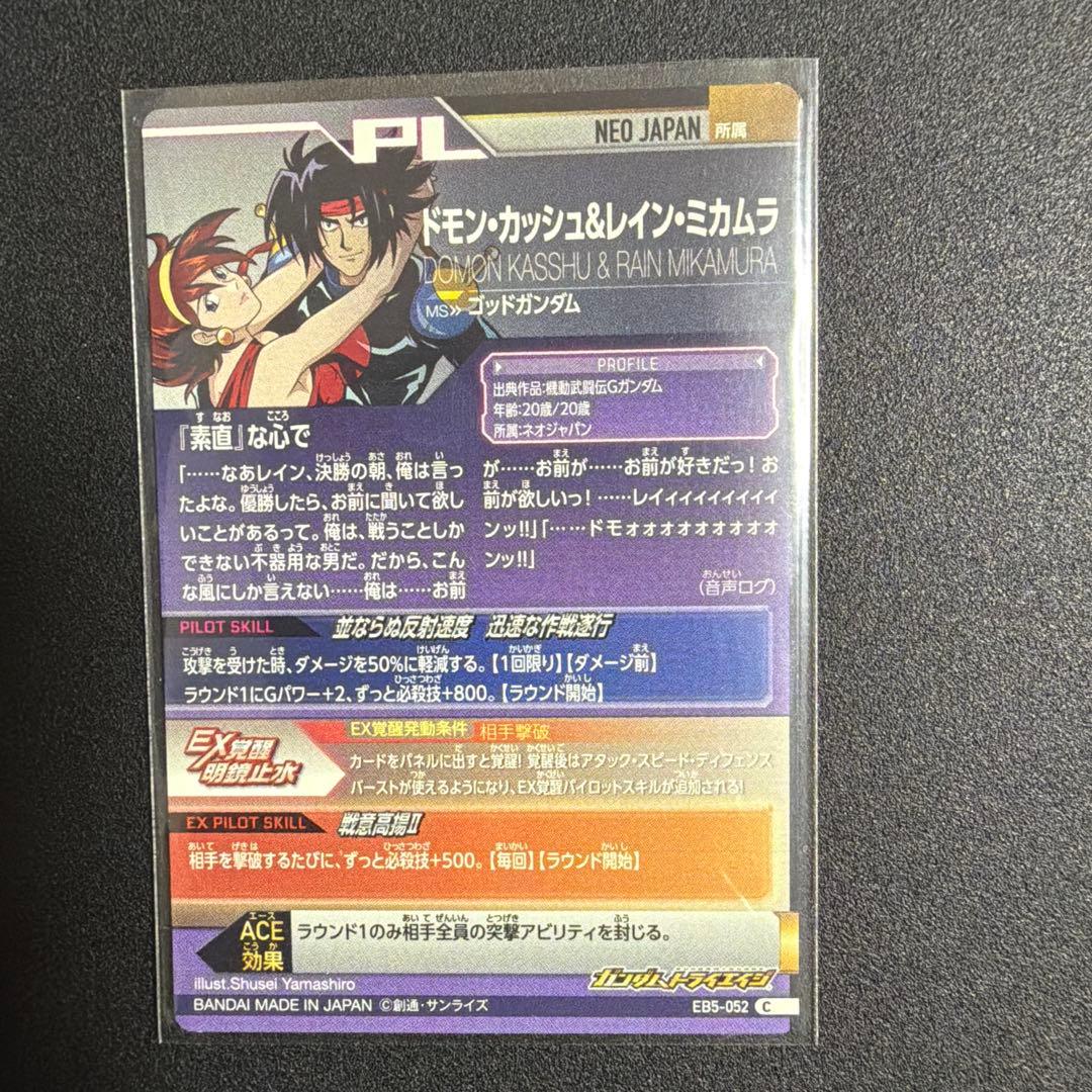 ガンダムトライエイジ ドモン・カッシュ&レイン・ミカムラ EB5-052 C