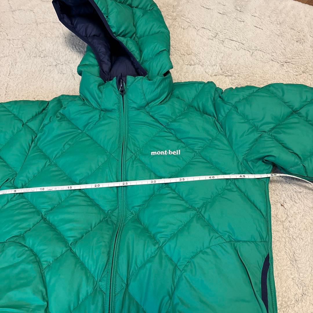 mont-bell キルティングダウンジャケット ネイビー/グリーン - メルカリ