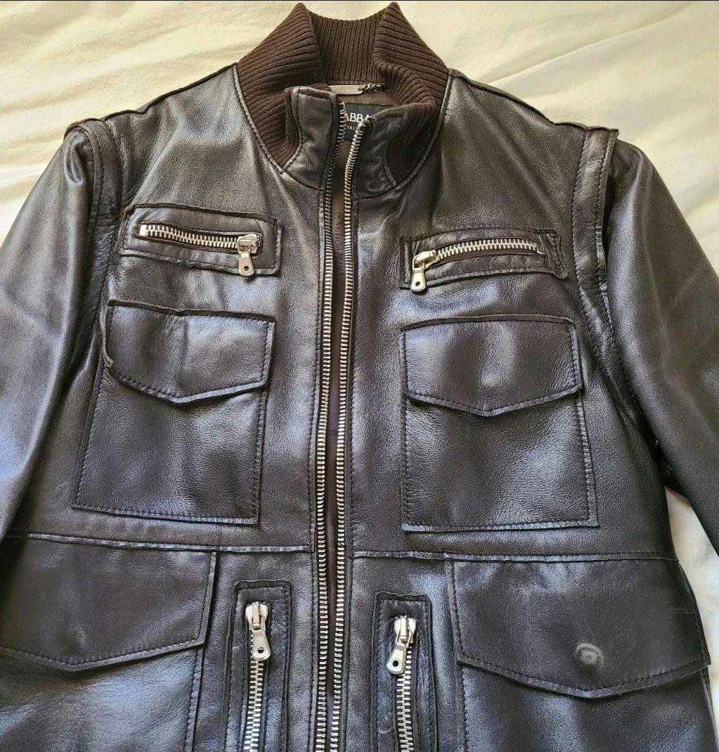 DOLCE&GABBANA ドルガバ レザー ライダースジャケット 44 美品 - メルカリ