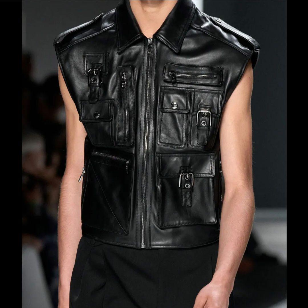 DOLCE&GABBANA ドルガバ レザー ライダースジャケット 44 美品 - メルカリ