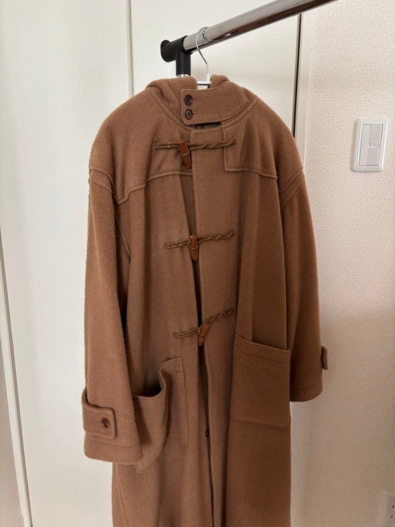 【AURALEE】ベビーキャメル ビッグダッフルコート WOMEN