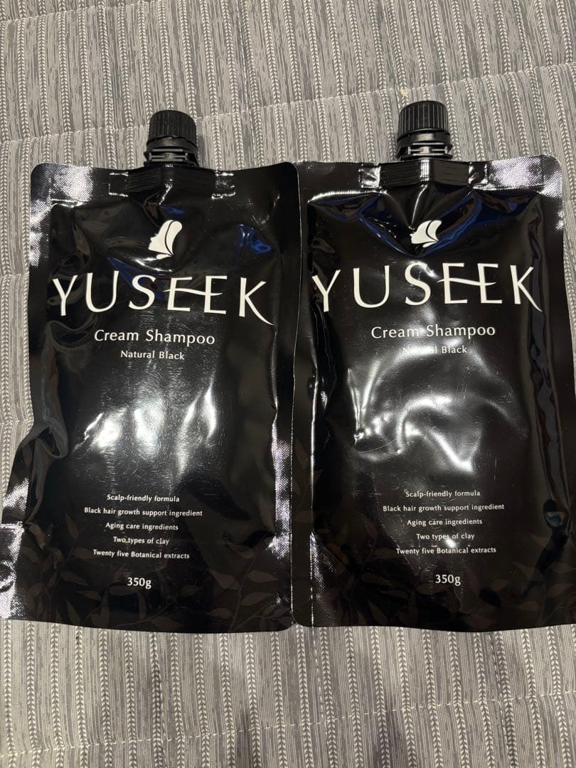 YUSEEK Cream Shampoo NBlack 350g 2個セット