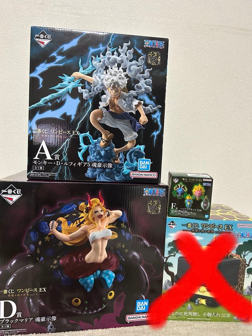 一番くじ　ワンピースEX 悪魔を宿す者達　a賞 d賞　おまけ付き