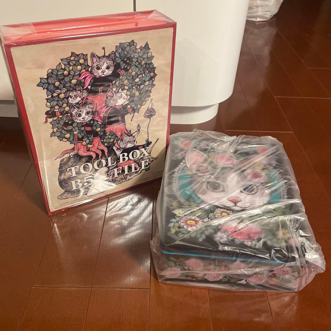 ヒグチユウコ ツールボックス 角缶