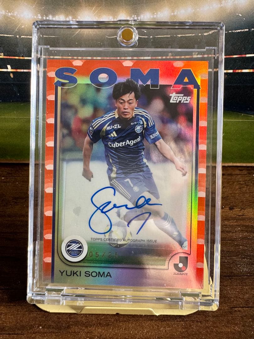 世界25枚限定】Topps Jリーグ 2025 相馬勇紀 直筆サインカード - メルカリ