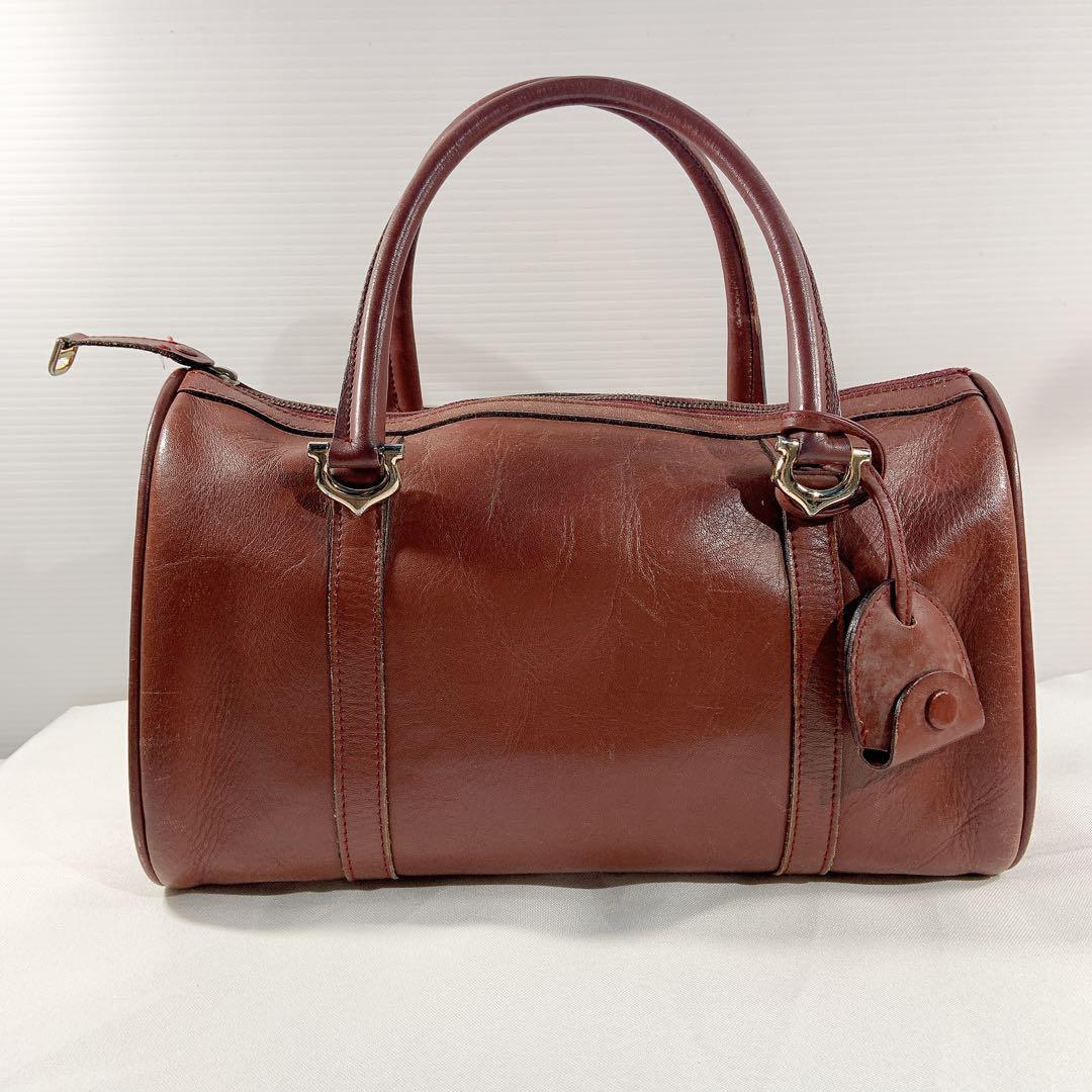 Cartier カルティエ　ミニボストンバッグ　マストライン　レザー　南京錠 CARTIER/カルティエ】 マストライン ミニボストンバッグ 2WAY