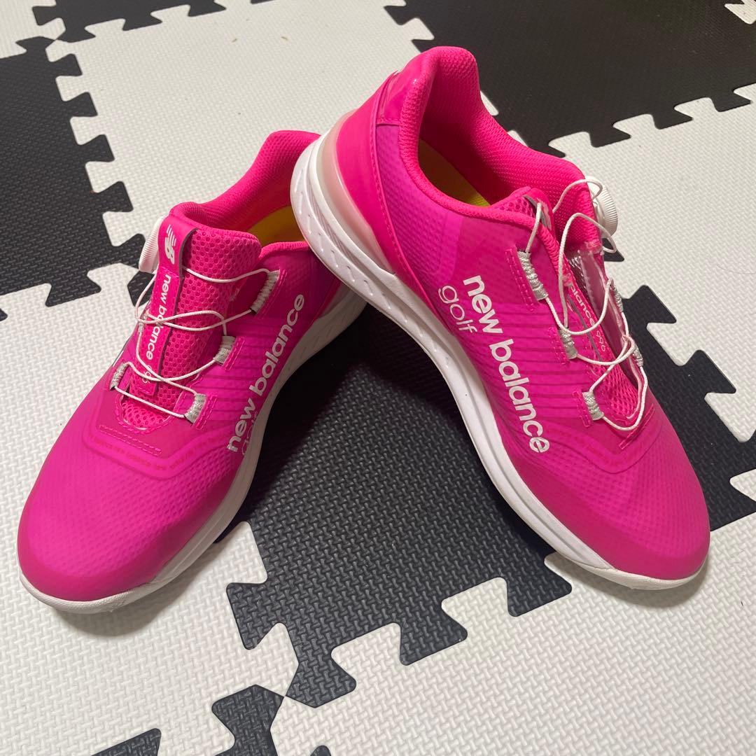 new balance ゴルフシューズ ピンク FANTOMFIT