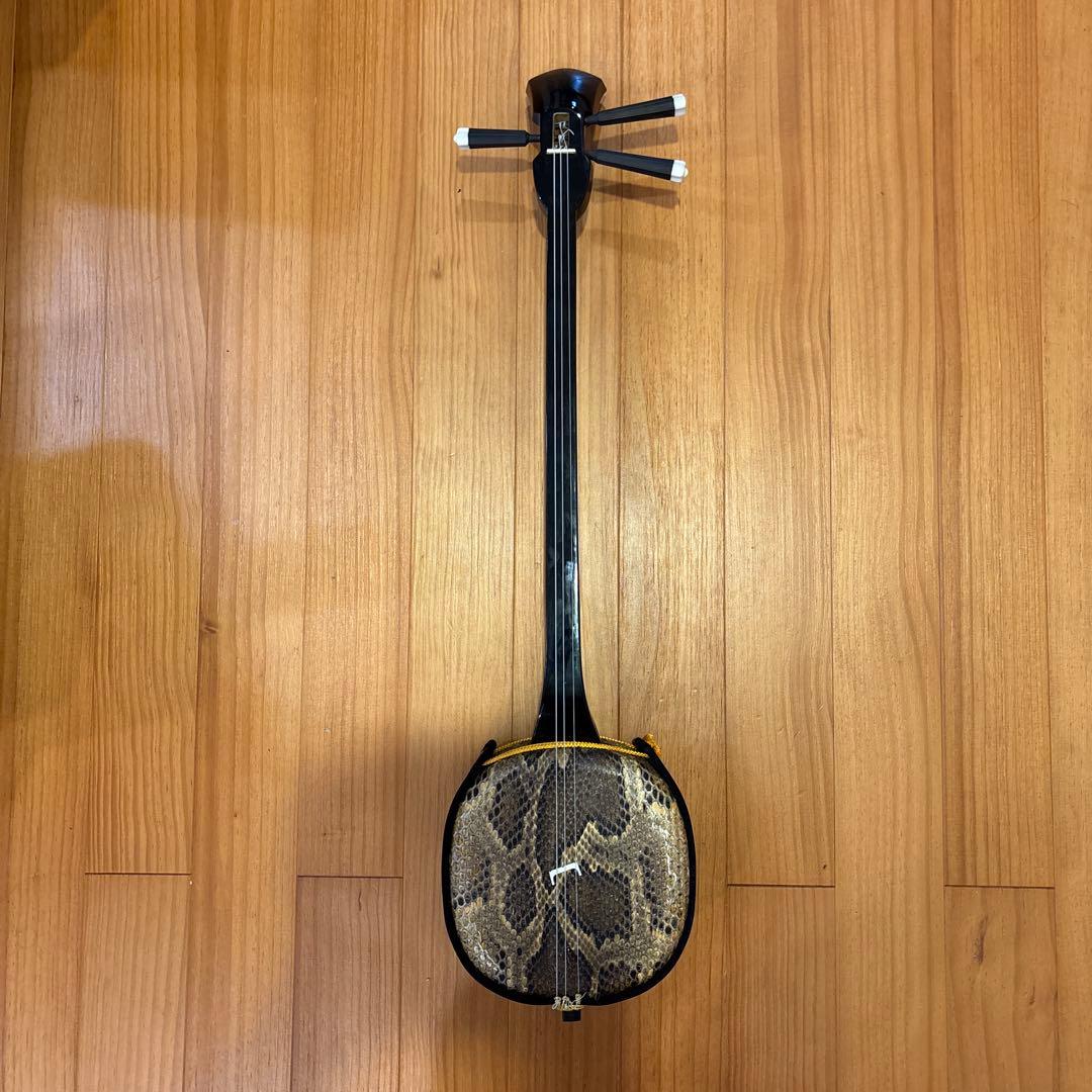 三味線本体 ヘビ皮 3弦