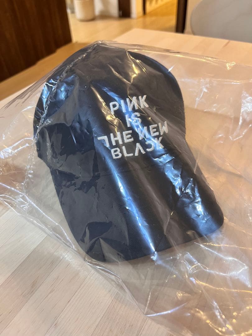 新品未使用　BLACKPINK FRAGMENT キャップ 黒ANBP-0620