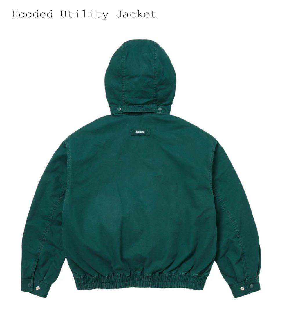 Supreme Hooded Utility Jacket dark Green - メルカリ