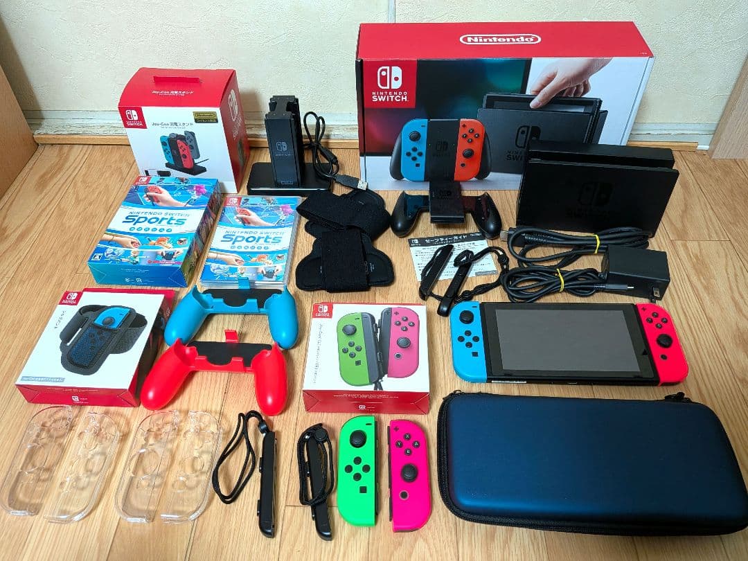 Nintendo Switch 本体 スイッチ 充電スタンド ソフト おまけ付き