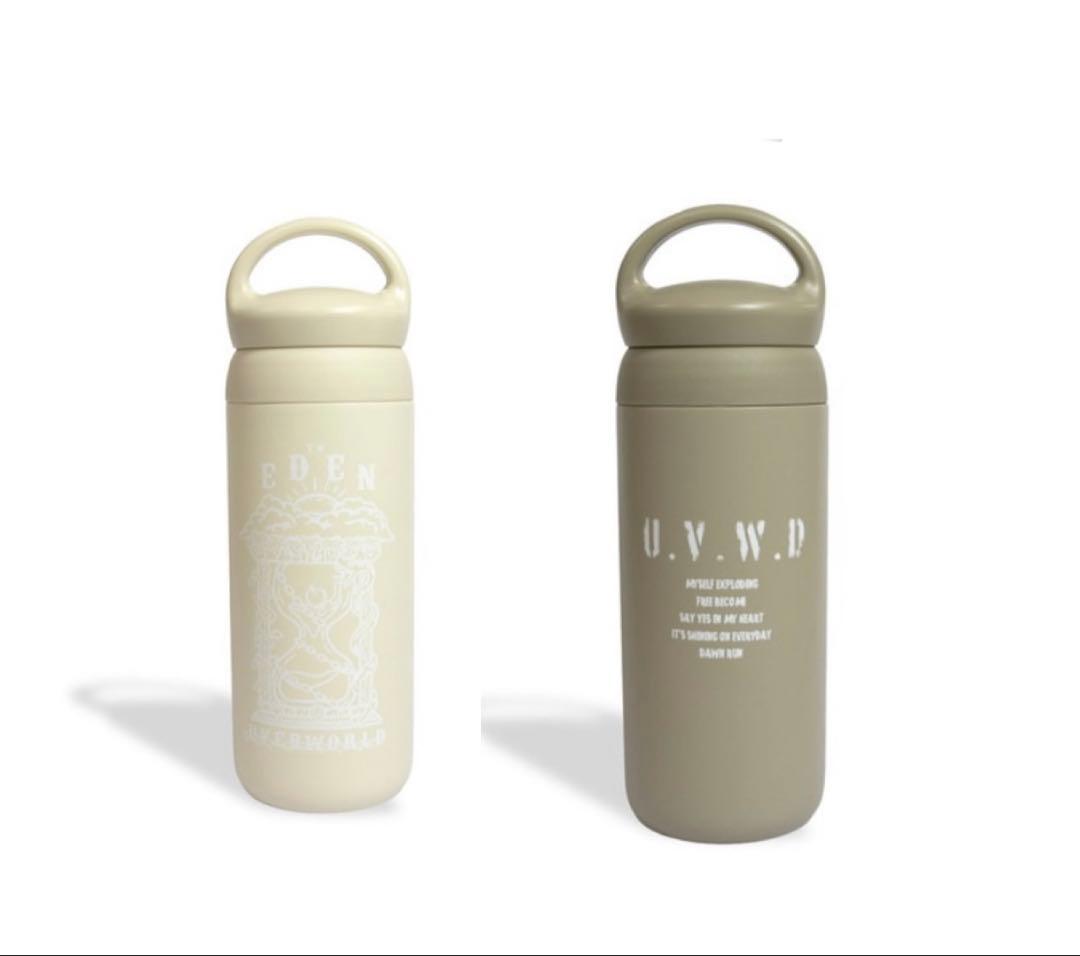 UVERworld “DAY OFF”サーモタンブラー ホワイト　サンドベージュ