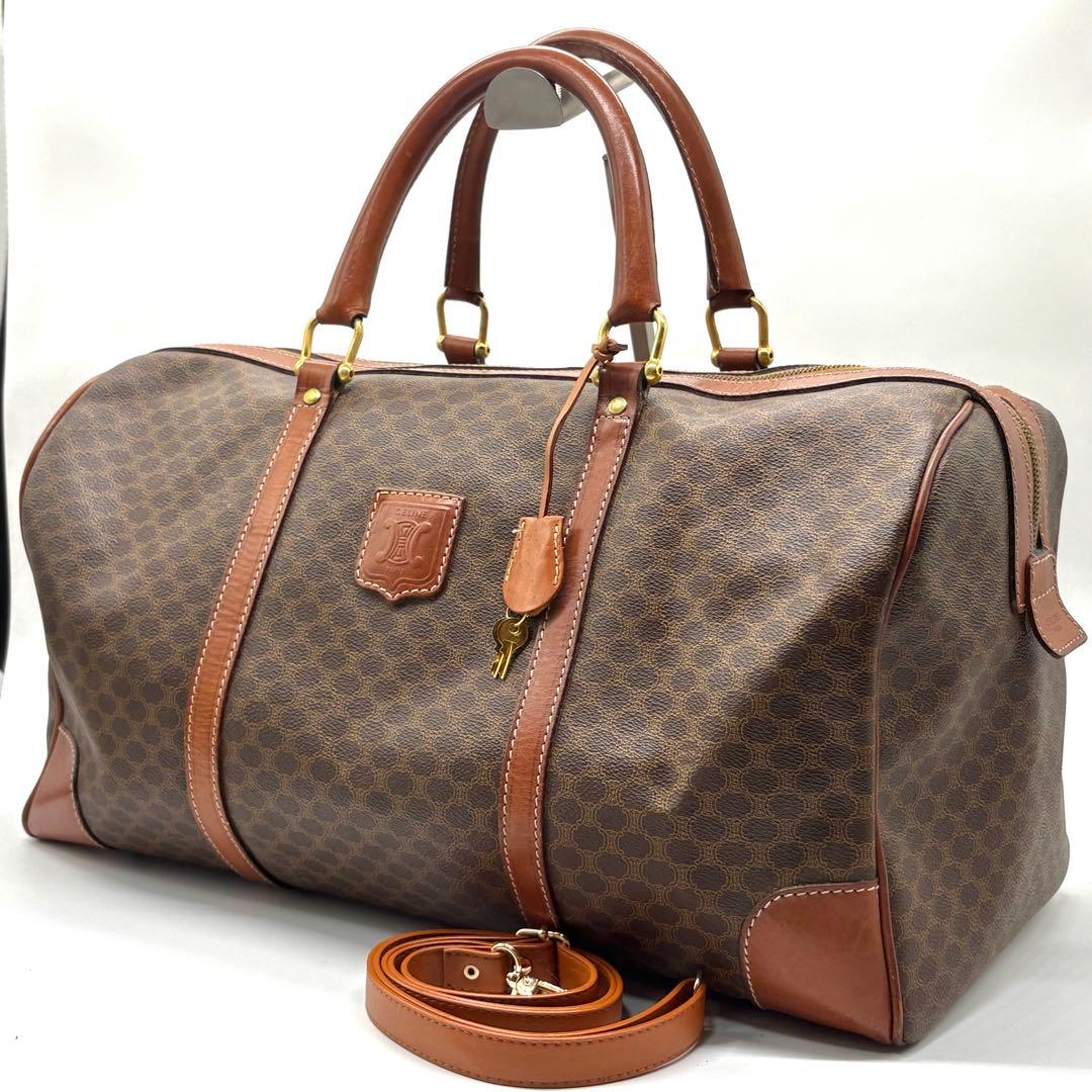 ✨希少・美品✨ CELINE 2wayバッグ ボストンバッグ マカダム柄 PVC