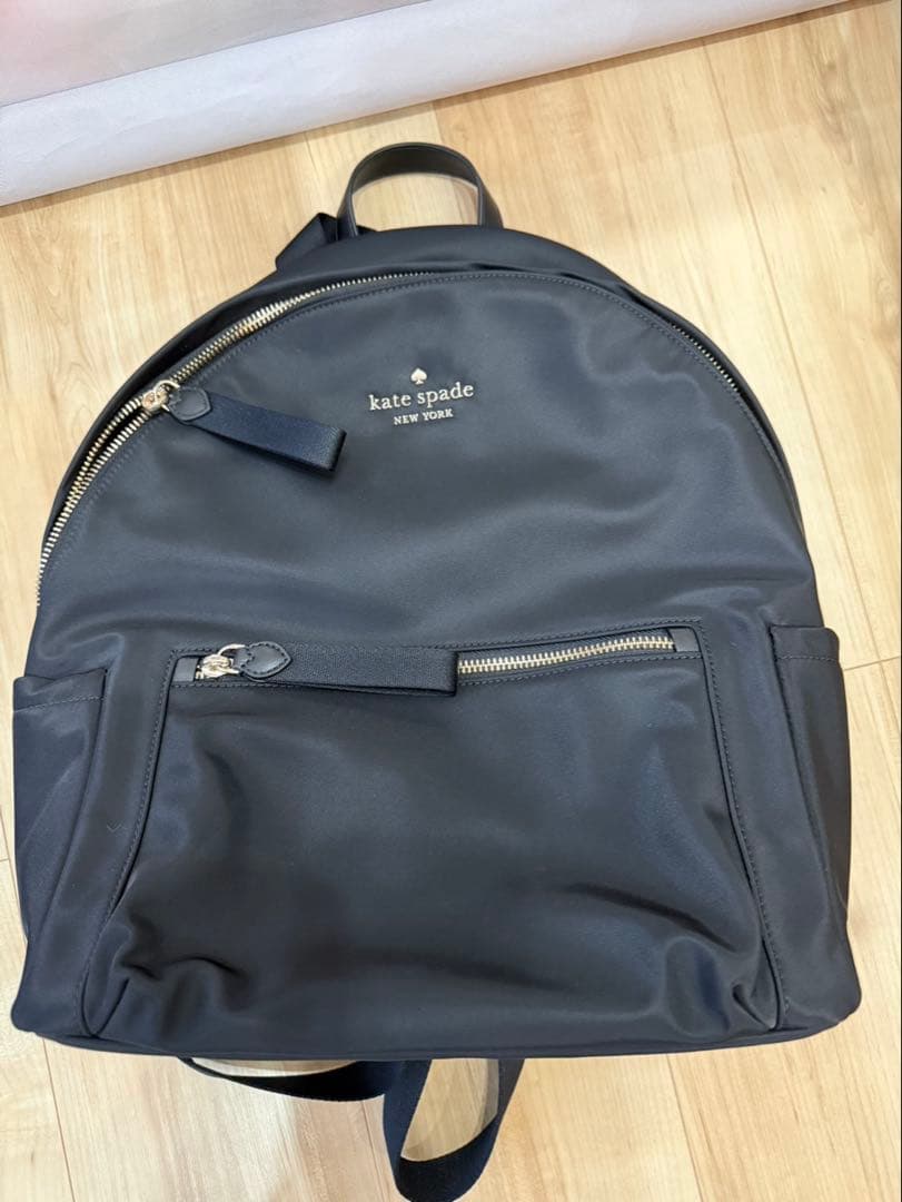 ケイトスペード　リュック　黒　ナイロン　福袋2026 碧*様 【新品未使用】2026年福袋 kate spade ブラックリュック - メルカリ