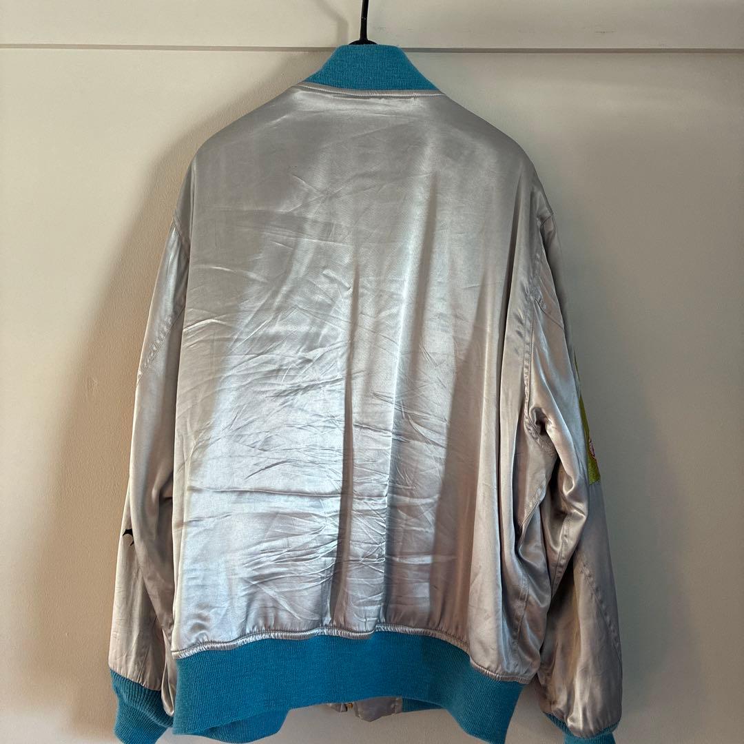 WACKO MARIA /NECK FACE 刺繍ベトジャン シルバー (XL) - メルカリ