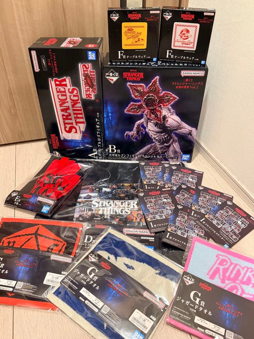 ストレンジャーシングス 一番くじ 17点セット売り A賞 B賞など