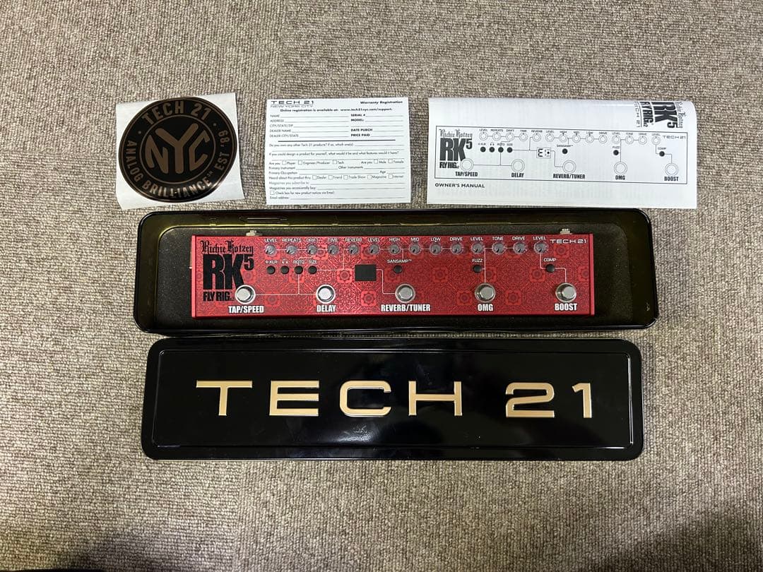 TECH21(テック21) RK5 FLY RIG V2 Tech 21 Richie Kotzen RK5 Fly Rig V2 Multieffect for electric guitar