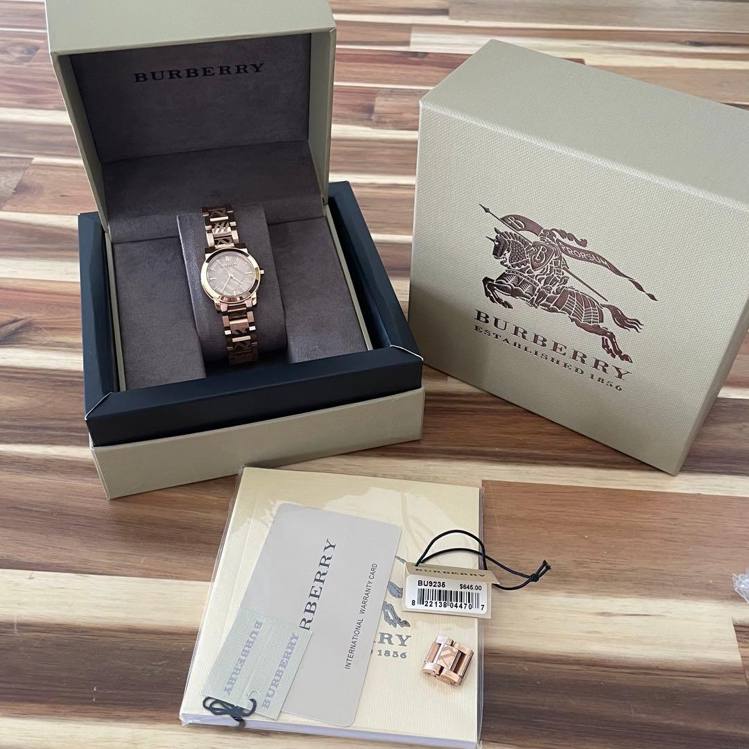 ！お値下げ早い者勝ち！　BURBERRY ローズゴールド 腕時計