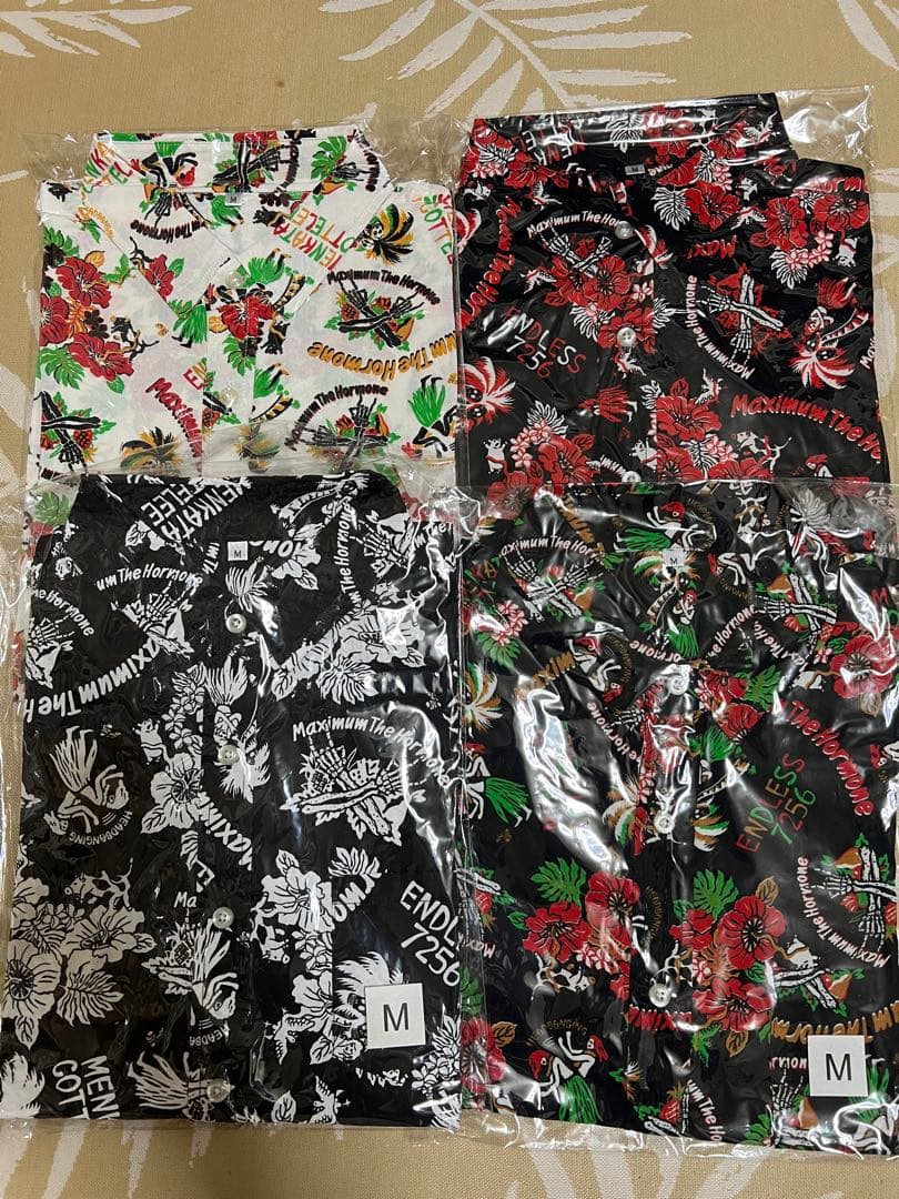 マキシマム ザ ホルモン 4枚アロハシャツセット Mサイズ 花柄 マキシマム ザ ホルモン アロハシャツ Mサイズ｜Yahoo!フリマ（旧