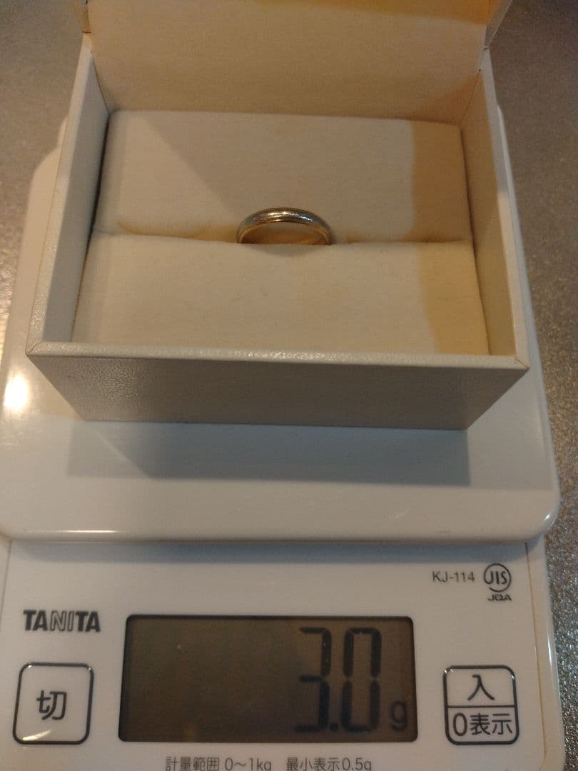 Duet K18 Pt300 リング 3.0g