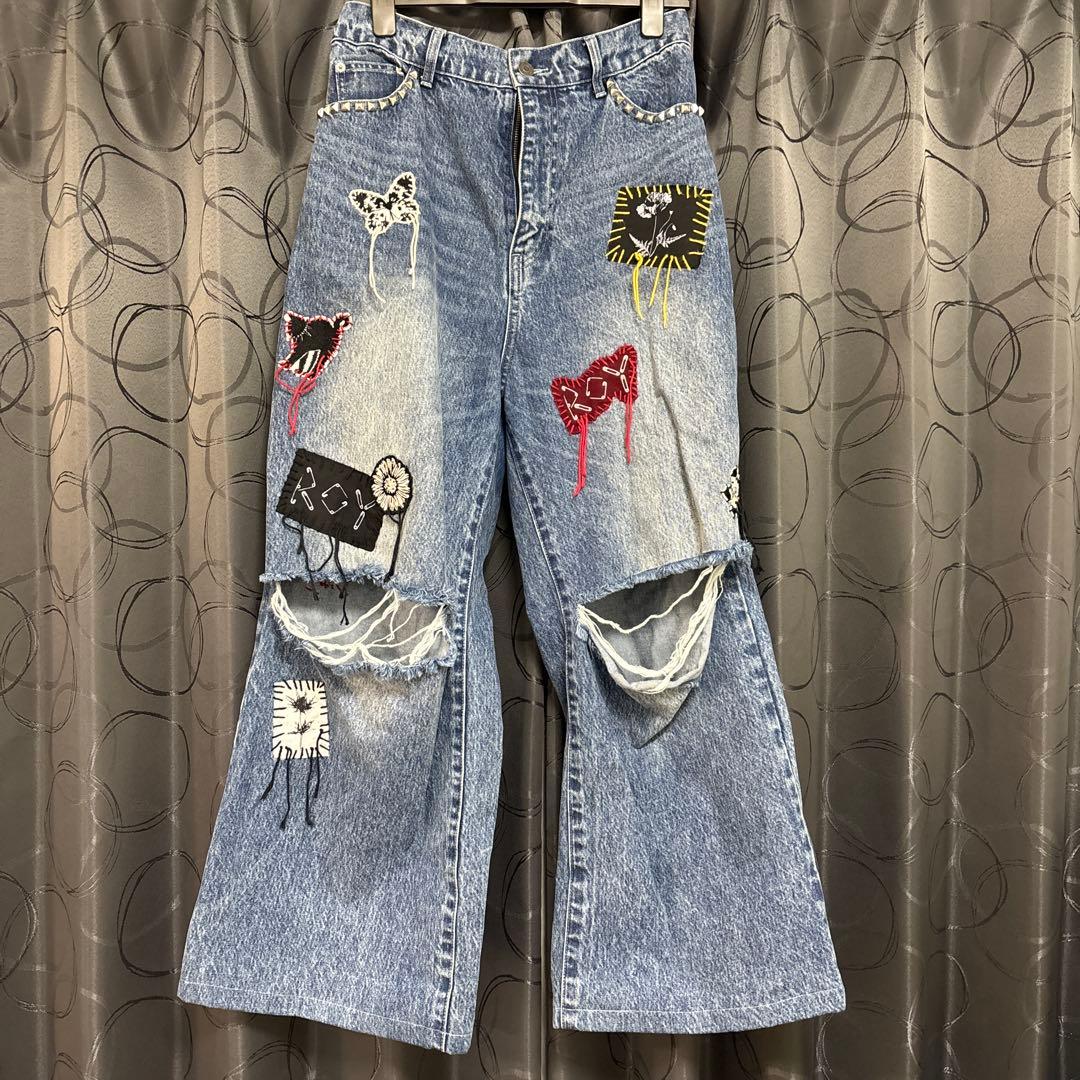 り*ー様 【超美品】LiSA ROY クラッシュデニムパンツ　※注釈あり